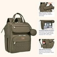thumbnail image 4 of BabbleRoo Wide Top Diaper Bag Backpack- Army Green, 4 of 8
