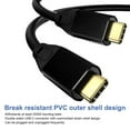 thumbnail image 4 of USB C to USB C Cable,USB C 3.2 Gen 2 48V 5A PD3.1 Cable,4K@60Hz Video Output Cord, USB Male to Male Cable Compatible with for  3 4 Ports for Phone Tablet, 4 of 7