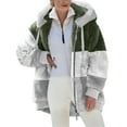 thumbnail image 3 of Vikakiooze Fashion Womens Warm Faux Coat Jacket Winter Zipper Long Sleeve Outerwear, 3 of 6