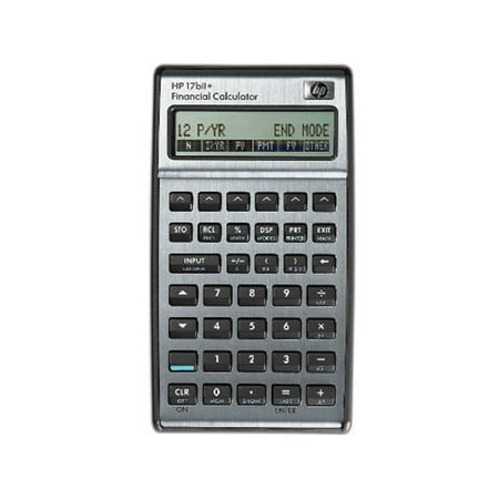 HP 17BII+ Financial Calculator, Silver