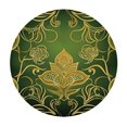 thumbnail image 4 of HAOXIT Mandala Tablecloth, Frame Lotus Shade Hearts and Dots, Round Table Cover for Dining Room Kitchen Decor, 4 of 8