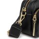 thumbnail image 4 of Bolso para Cámara Piel Vaca Primera Capa Con Textura Y Bordado Rombos Moderno Y Versátil Bandolera Un Hombro Elegante Bolso para Mujer 7160 (negro), 4 of 9