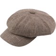 thumbnail image 6 of CoCopeaunts Newsboy Hats for Women Flat Cap Vintage Plaid Octagonal Newsboy Cap Artist Painter Berets Casual Adjustable Beret Hat, 6 of 7