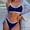 Navy, variant on Gufahion Women's Bikini Sets Round Neck Swimsuit 2 Piece Bathing Suit, Spaghetti Strap Swimwear, M