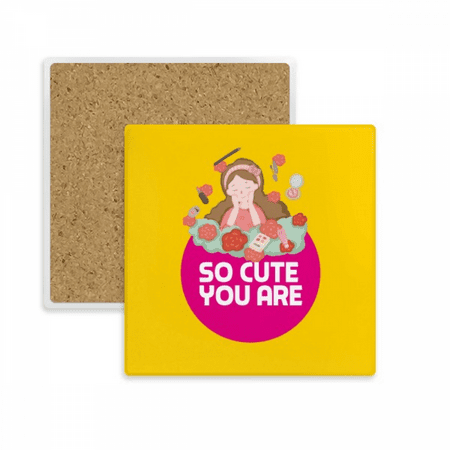

Fools Praised Played Cute Coaster Cup Mat Mug Subplate Holder Insulation Stone