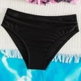 thumbnail image 7 of Cowsor 7-15 Years Girls Two Piece Swimsuit Set Floral Print Ruffle Trim Modest Swimwear UV Protection for Beach Surfing and Vacation, 7 of 7