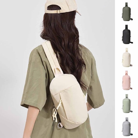 breaise Sling Bag Women and Men Mini Fanny Pack Convertible Crossbody Anti Theft Chest Bag for Travel Hiking Running