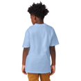 thumbnail image 2 of Hanes Beefy-T Boy`s T-Shirt, XL, Light Blue, 2 of 2