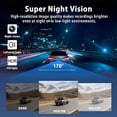 thumbnail image 4 of Full View Car Dashcam System, 360° 4 Channel Dash Cam, 1080p Car Dash Camera, Wireless, Night Vision, Loop Recording, Parking Monitor Normal version（Front + left + right,  with 32GB Card）, 4 of 5