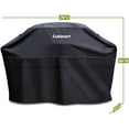 thumbnail image 2 of Cuisinart 70” Heavy-Duty, Black, Barbecue Grill Cover, 2 of 11