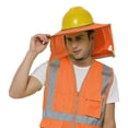 thumbnail image 1 of TOPTIE Hard Hat Sun Shield, Full Brim Mesh Sunshade with Visor, High Visibility with Reflective Strip, 1 of 7