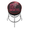 thumbnail image 2 of Trademark Gameroom Ohio State University Smoking Brutus Bar Stool with Padded Seat, 2 of 5