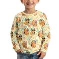 thumbnail image 3 of POLERO Capybara 2 Pack Girls' Long Sleeve Tees 13-14 Years Crew Neck Soft Lightweight T Shirts Cute Winter Trendy Costume, 3 of 6