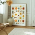 thumbnail image 6 of Pastel Minimalist Watercolor Shapes - Illustration Geometric Pattern Abstract Minimalist Modern Art Mid-Century Modern Boho Oak Framed Wall Art Print 9 x 12 inches, 6 of 12
