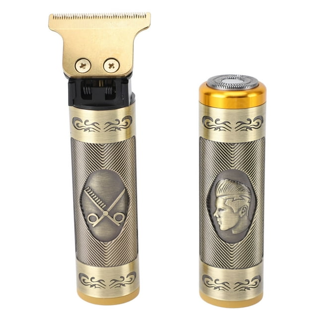 Kit de Aseo de Hombre, Kit de Muñecas de Cabello Eléctrico Portátil de Cabello Portátil inalámbrico 3 en 1 Recargable Con 3 Cabeza 4 piezas guía de guía para el Cabello de