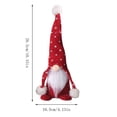 thumbnail image 4 of YingYouFu Christmas Gnome Figurine, Faceless Forest Gnome Doll Ornament, Plush Scandinavian Tomte for Holiday Mantel Shelf Tabletop Decoration, 4 of 7