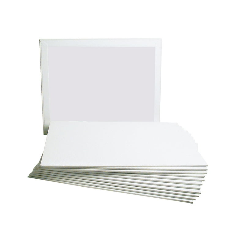 WholesaleArtsFrames-com 12x12 White Professional Artist Quality Acid Free  Canvas Panels 50-Pack (1 Full Case of 50 Single Canvas Panels)