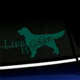thumbnail image 1 of Life Is Golden - Vinyl Decal - Choose Color - [DARK GREEN], 1 of 1
