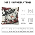 thumbnail image 5 of SHANXI Merry Christmas Throw Pillow Covers, Tree Winter Holiday Cushion Case Decoration for Sofa Couch 24x24in, 5 of 5