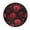 Red Roses and Hearts Pattern, variant on 36.2 Inch Round Floor Mat Pink Rose Pattern Carpet Decor Rug for Living Room Bedroom