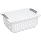 Sterilite Medium Stacking Basket- White (Available in Case of 6 or Single Unit)