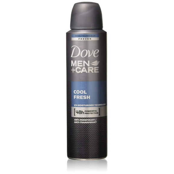 Dove Men   Care Dry Spray Antiperspirant, Cool Fresh 3.80 oz (Pack of 12)