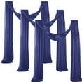 thumbnail image 1 of LCXmlly Roasting Pan Wedding Arch Drape Fabric Long 3 Panels Wide Sheer Wrinkle Free Soft Party Backdrop Drapery, 1 of 6