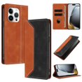 thumbnail image 1 of Funda FOXDOCK para iPhone 12 Pro Max de Cuero Premium Bicolor con Ranuras RFID, Carcasa Tipo Billetera Antigolpes y Soporte Plegable, 1 of 6