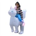 thumbnail image 3 of Ropa inflable de gato para montar, disfraces de personajes de Anime a la moda para actuaciones, niños y niñas, 3 of 5