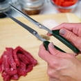 thumbnail image 4 of Joyce Chen Deluxe Unlimited Kitchen Scissors All Purpose Kitchen Shears with Japanese Stainless Steel Blades, 8-inch Overall Length, Dark Olive, 4 of 7