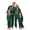 Green_001, variant on QTSHPN Christmas Family Pajamas Matching Long Sleeve Silk Like Holiday Festive Outfit Cozy Home Loungewear for Parents and Kids Pajamas