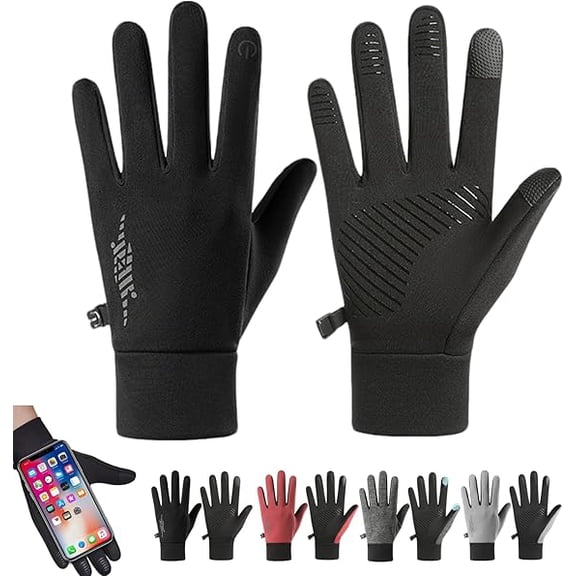 Thermal Waterproof Touchscreen Winter Gloves, Never Freeze Your Fingers Again, All-Season Touchscreen Gloves(M)