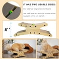 thumbnail image 2 of imerelez Large Cat Scratcher Bed, 2 Tiers Reversible Scratching Board for Indoor Cats,Durable Cardboard Cat Scratcher for Cat Lounge Hammock, 2 of 5