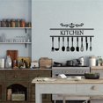 thumbnail image 3 of WEBEEDY PVC Wall Stickers for Home Kitchen Decoration Kitchen Ware Black 370x960mm, 3 of 8