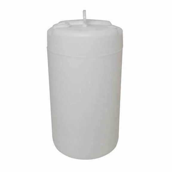 Closed Head Transport Drum, Polyethylene, 15 gal, Unlined, White