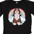 thumbnail image 4 of Inktastic Bernedoodle Dog Gifts Girls Long Sleeve Baby Bodysuit, 4 of 5
