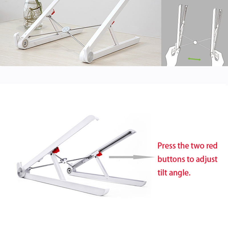 OUYAWEI Great for Laptop Stand Aluminium Alloy Laptop Bracket Storage Bracket Adjustable Computer Stand Laptop Holder