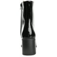 thumbnail image 4 of Journee Womens Covva Inside Zip Stacked Heel Booties, Widths Available, 4 of 10