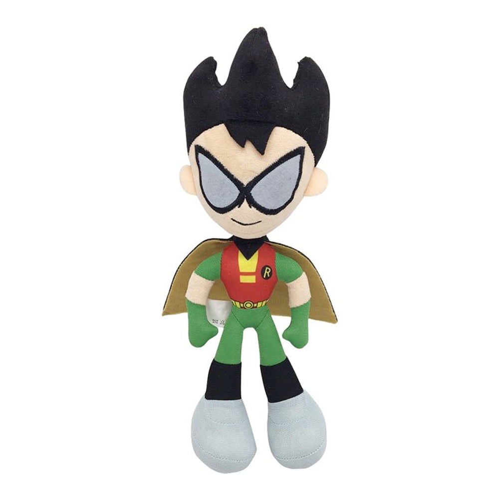 10'' Teen Titans Go Plush Robin Raven Beast Boy Cyborg Starfire Stuffed Kid Doll 