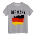 thumbnail image 1 of MZXELPRJD T-shirt Allemagne Garçons Filles Chemises Manches Courtes Impression 3D Drôle Coloré Tee Shirts pour Enfants Fans de Soccer Col Rond Chandail Tops, 1 of 4