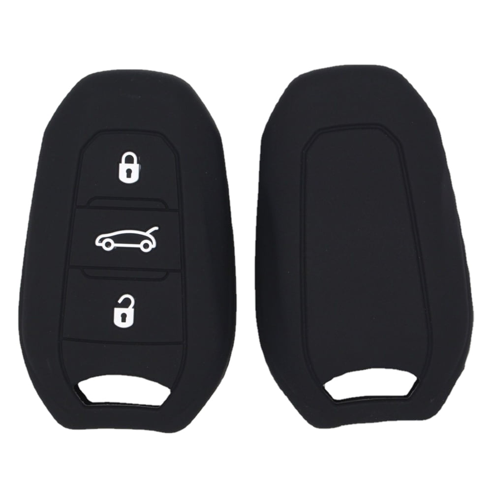 PINK PEUGEOT 208 308 508 3008 5008 FLIP KEY CASE COVER FOB REMOTE SILICONE 