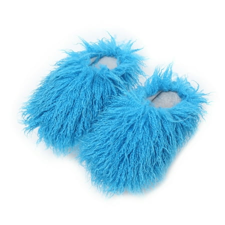 

XWQYRG Women s Plush Furry Slippers Bedroom Shoes House Slippers Fuzzy Sandals Warm Breathable non Slip Rubber Soles Furry Loafers for Girls Women