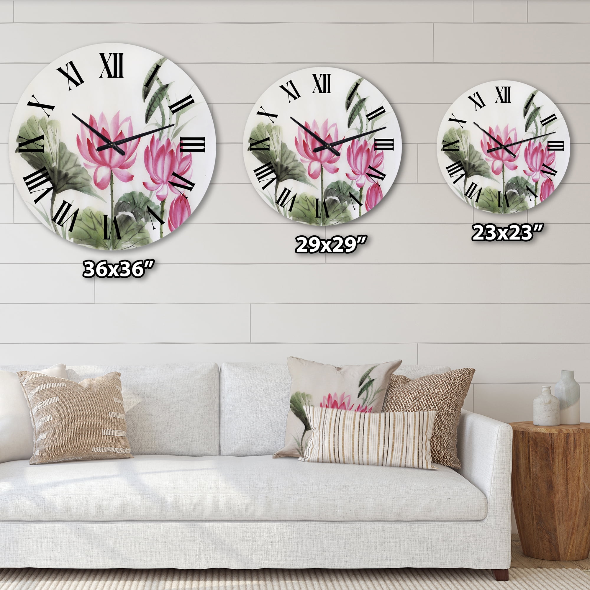 Designart 1 in Quartz Traditional Wall Clock