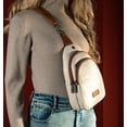 thumbnail image 3 of Wrangler Small Crossbody Sling Bags for Women Fanny Packs Chest Bag for Travel Gift, Beige Brown, 3 of 6