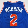 thumbnail image 2 of Autographed/Signed Miles Deuce McBride New York Blue Basketball Jersey JSA COA, 2 of 4