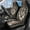 Aztec Wolves, variant on Garronmavis 2 Piece Fuzzy Car Seat Covers Vehicle Seat Car Seats Covers Fit Most Cars,SUV,Sedan,Vans Washable Plush Car Seat Cushion American Flag Eagles