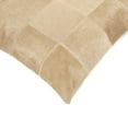 thumbnail image 2 of Natural Torino Patch Cowhide Pillow | Taupe | 18"x18", 2 of 4