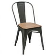thumbnail image 2 of Pemberly Row Metal Dining Chair in Gray (Set of 4), 2 of 5