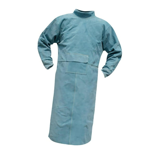 S SERENABLE Leather Welding Jacket , Long Welding Clothes , Anti - scald / Flame Resistant , 120cm