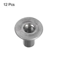 thumbnail image 4 of Unique Bargains M6 T-nuts, 12 Pack Carbon Steel Tee Nuts, Round Base Weld Nuts 17mm Height, 4 of 5